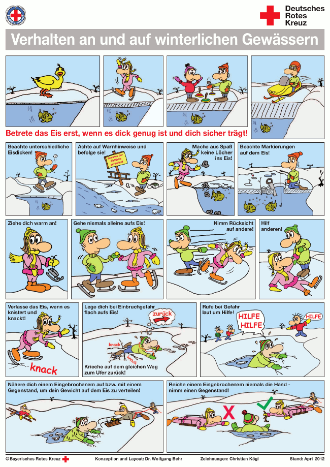 Eisregeln der Wasserwacht